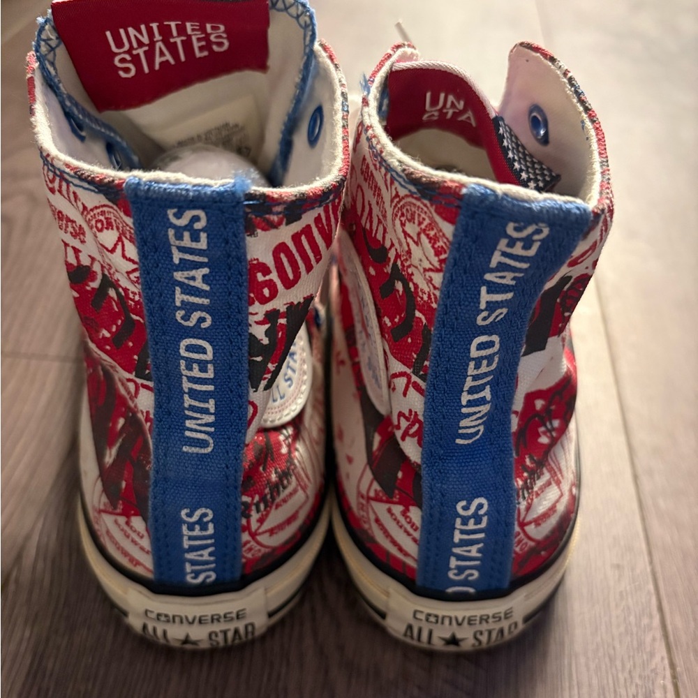 Converse All Stars 2012 Olympics United States High Top Sneakers‎ Stars Stripes - Picture 6 of 6